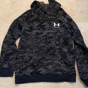 Under Armour Black Camo Kids Hoodie YXL